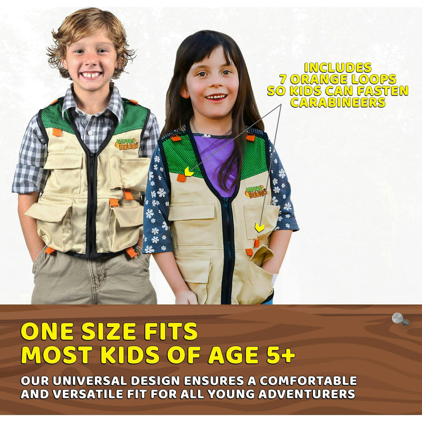 Nature Bound: Cargo Vest - Green & Khaki