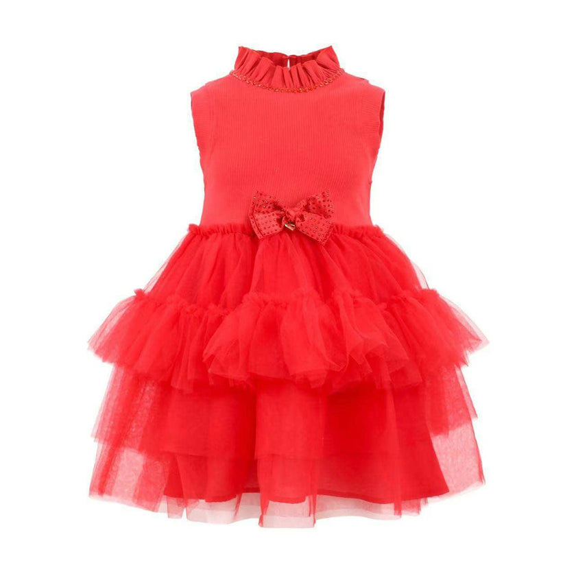 Tiered Party Bow Dress