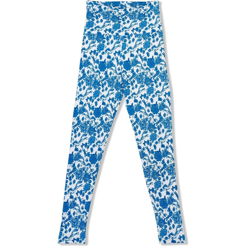 Toile High Waisted Legging, Blue