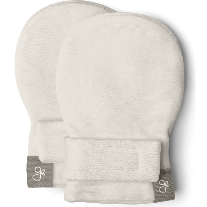 PREEMIE STAY ON MITTS | CLOUD — Bamboo Organic Cotton Blend, NICU Approved Preemie Size
