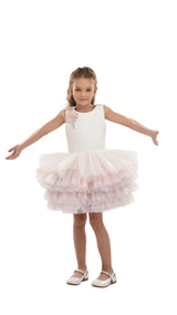 Pink Littlebrook Floral Tulle Dress
