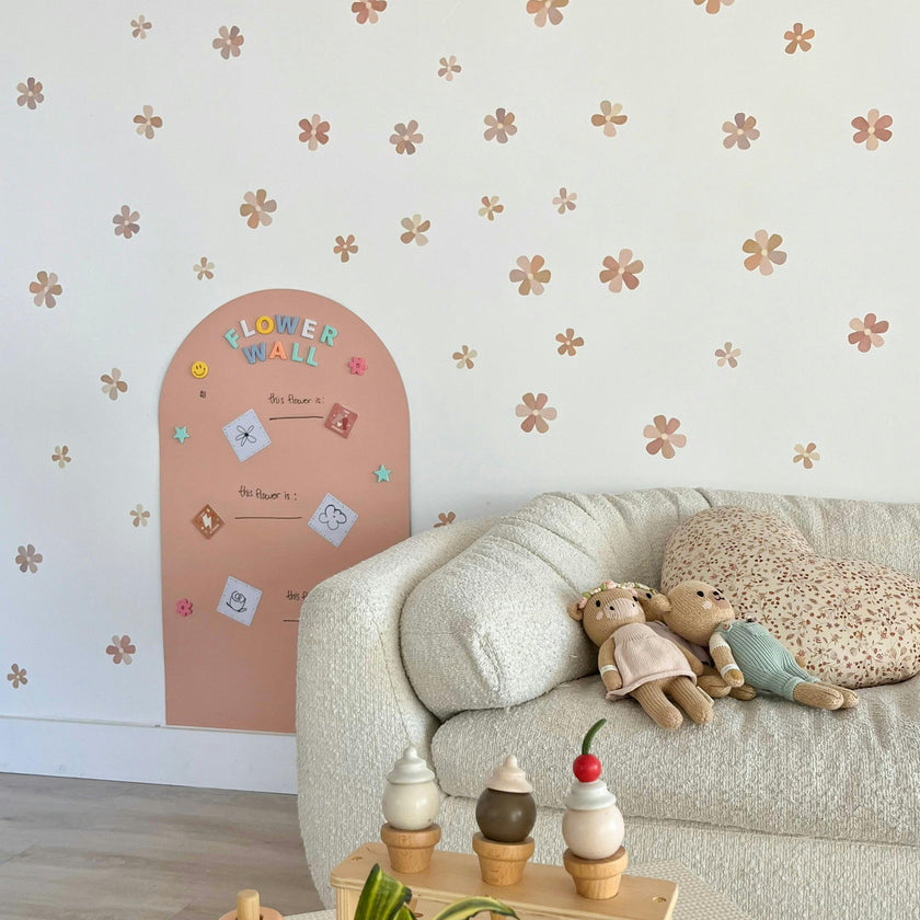 Peel & Stick Fabric Wall Stickers - Flowers