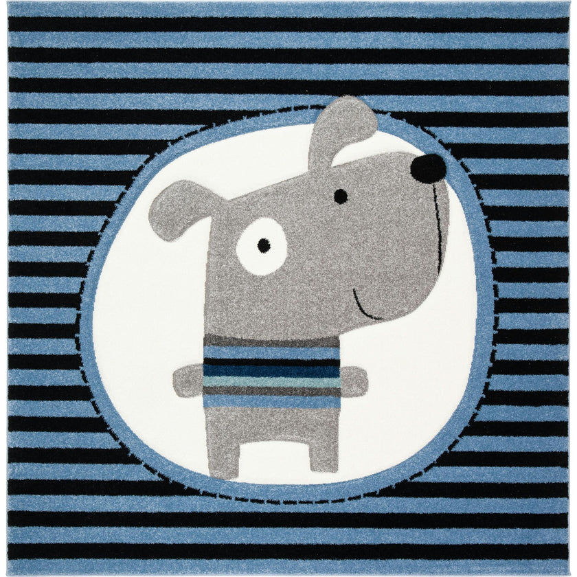 Carousel Kids Buster Rug, Navy