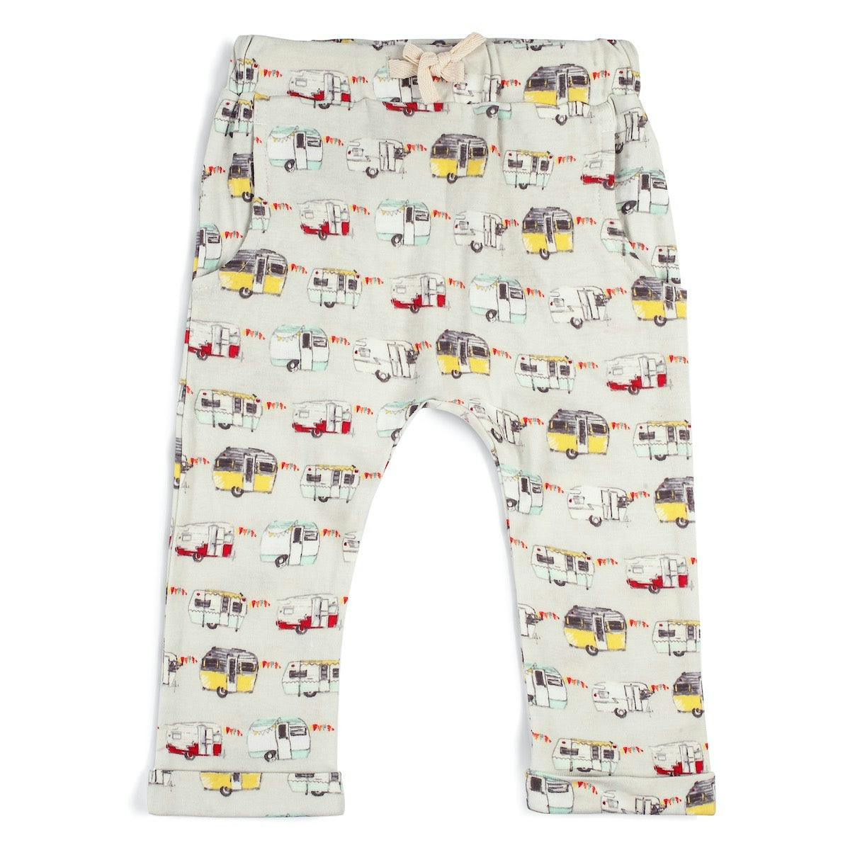 Vintage Trailers Organic Cotton Baby Jogger Pants