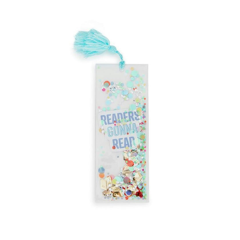 Book Club "Readers Gonna Read" Confetti Bookmark