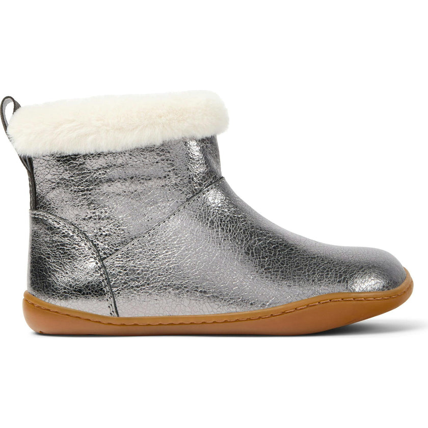Kids Peu Leather Ankle Boots