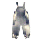 Organic Twill Overalls - Midnight Check