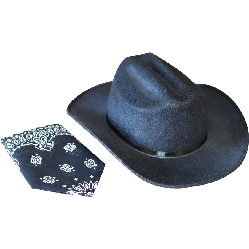Jr. Cowboy Hat w/ Bandanna