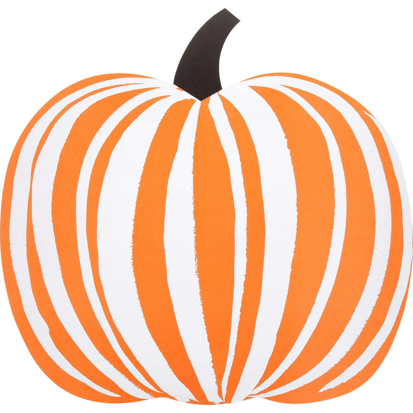 Stripe Pumpkin Paper Placemats