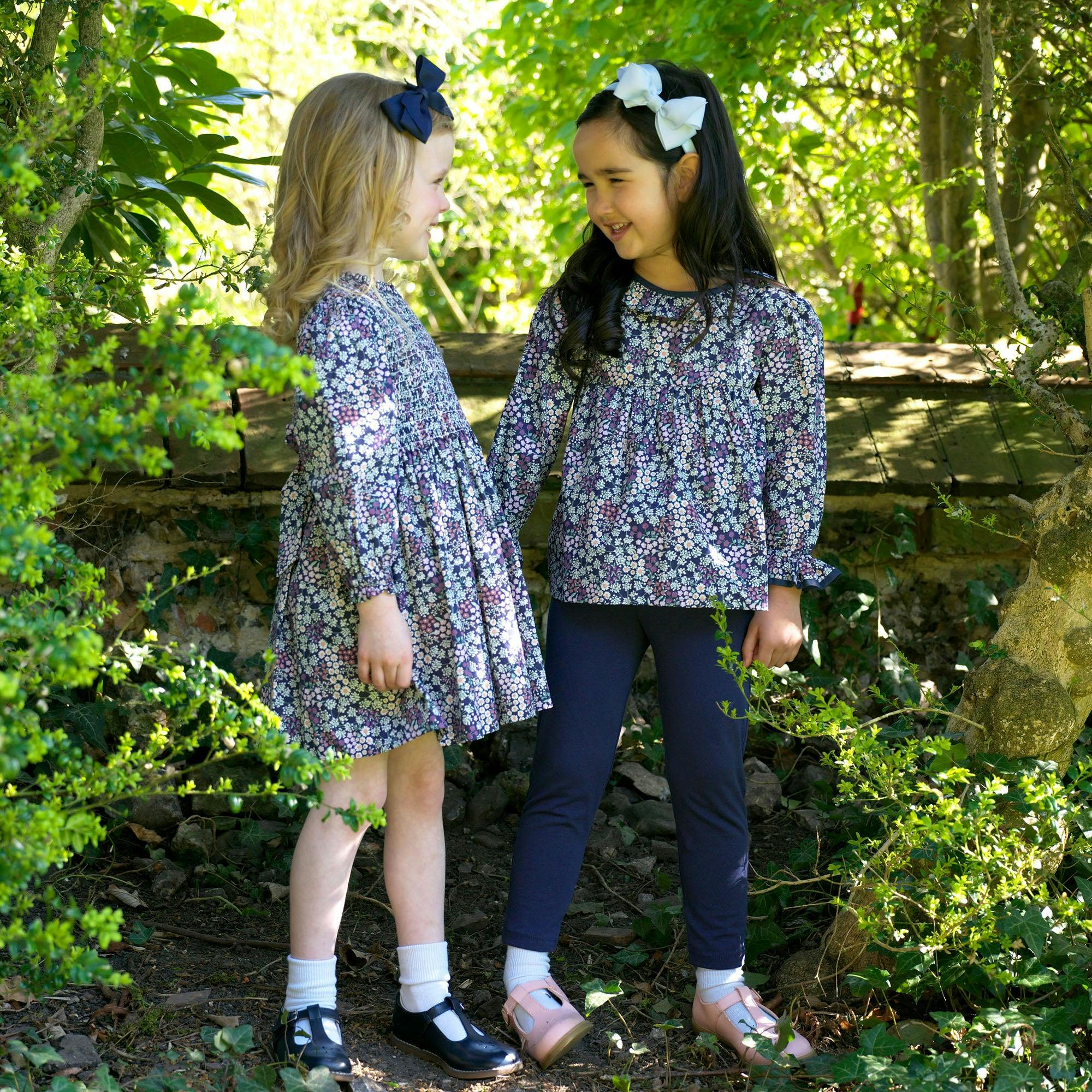 Wild Floral Blouse & Legging Set