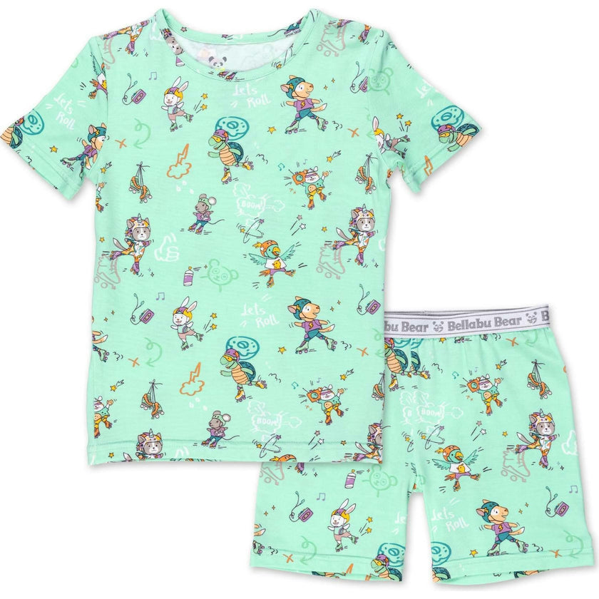 Roller Pet Pals Bamboo Kids Pajama Short Set