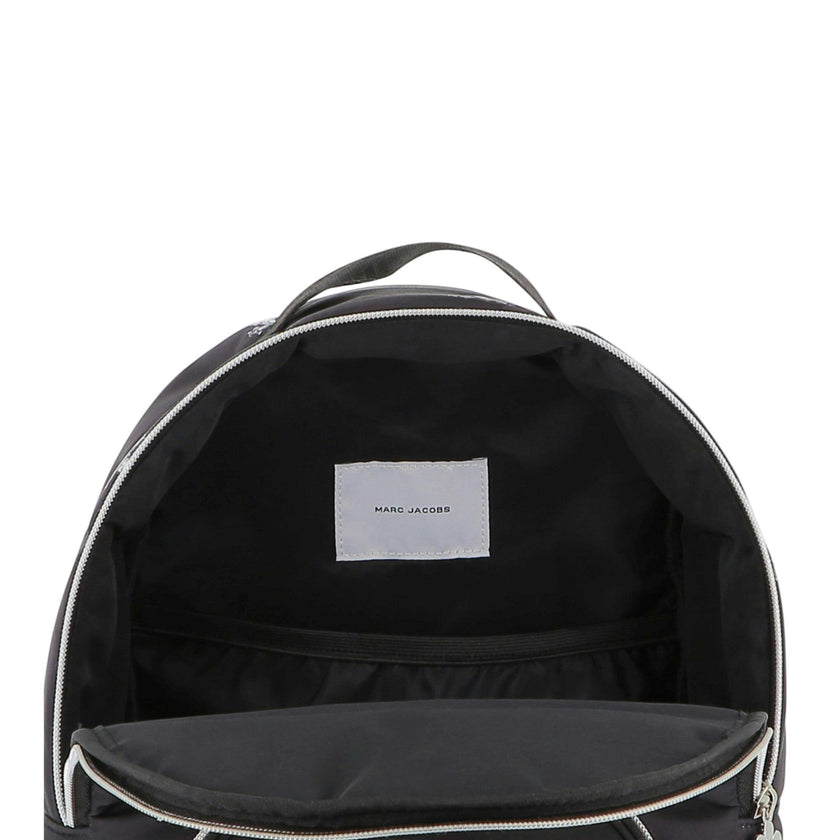 Girls Black Logo Backpack