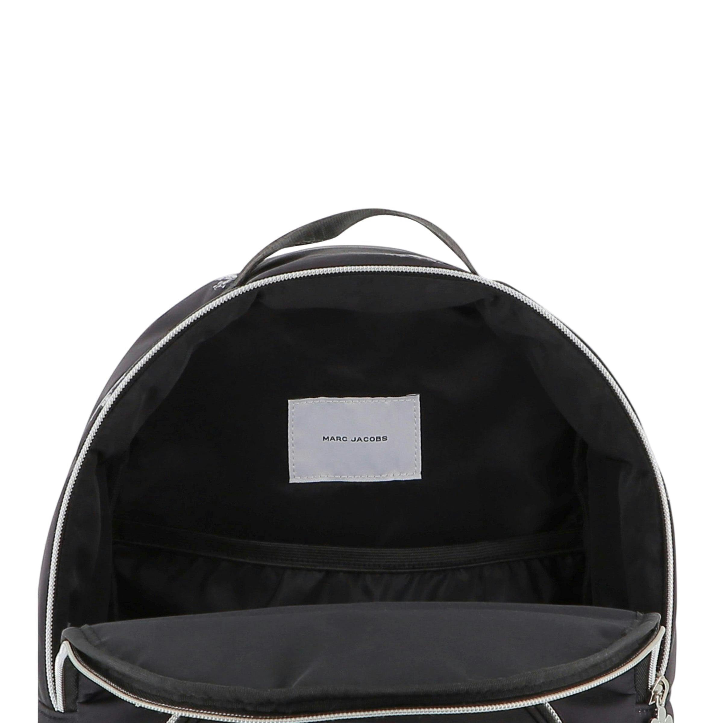 Girls Black Logo Backpack