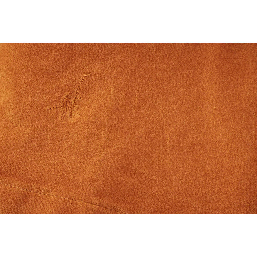 Organic Cotton Velvet Dress, Raw Sienna
