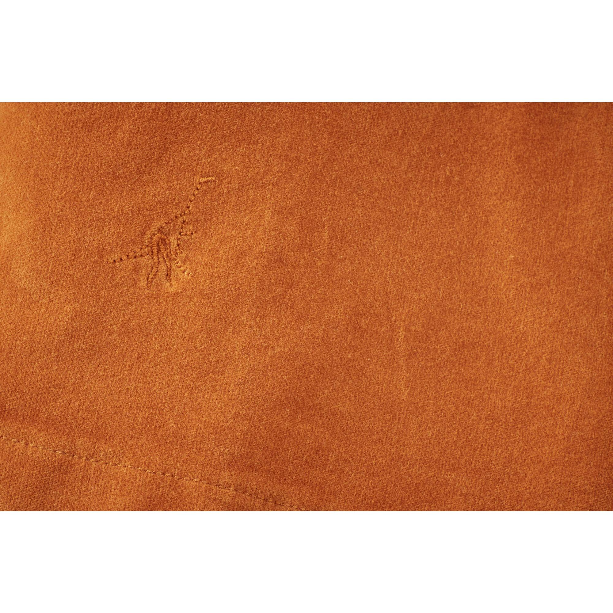 Organic Cotton Velvet Dress, Raw Sienna