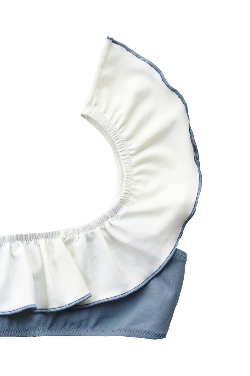 Elisa Bikini Dusty Blue And Ivory