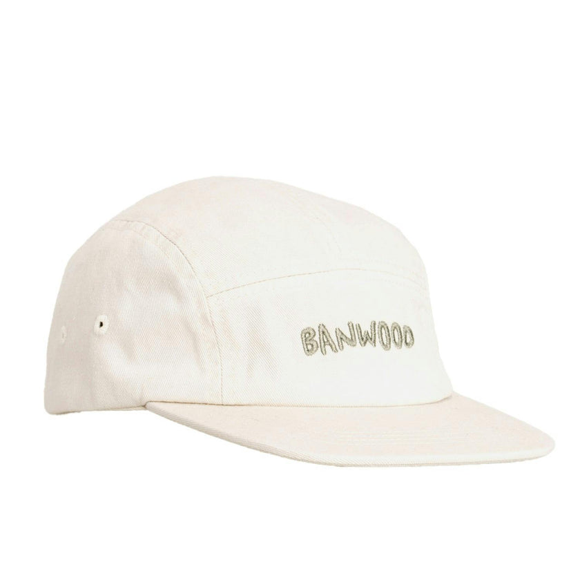 BANWOOD 5-PANEL CAP - CREAM