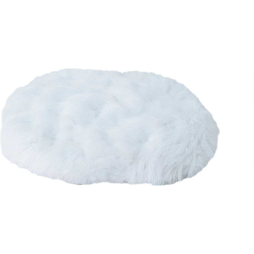 Circle Luxury Shag Padded Play Mattress