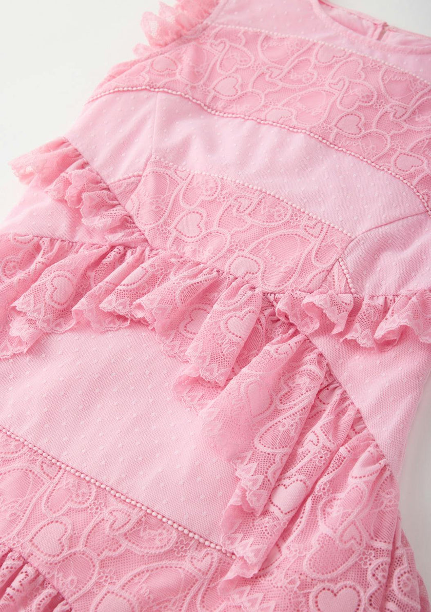 Lucy Frill Mini Dress