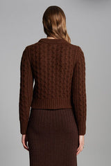 AMARA SWEATER | ESPRESSO