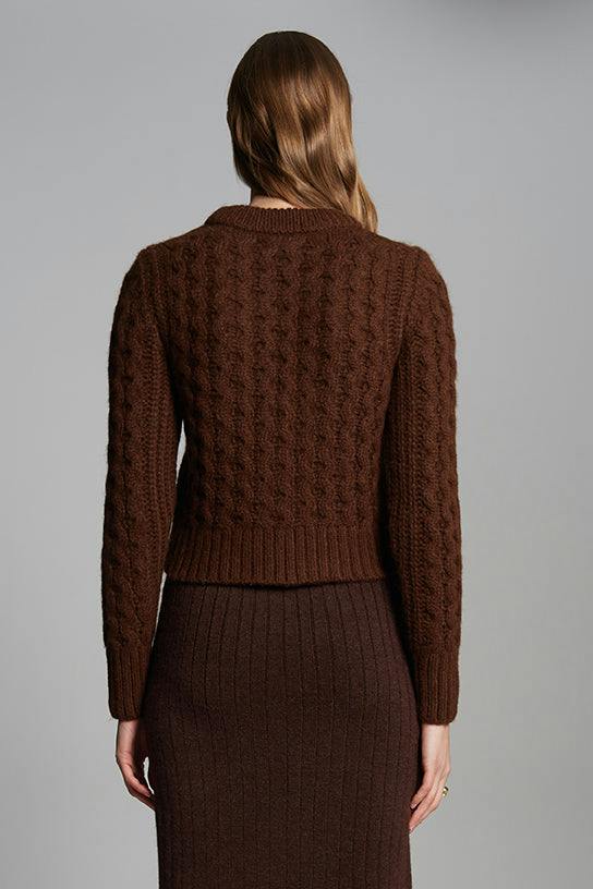 AMARA SWEATER | ESPRESSO