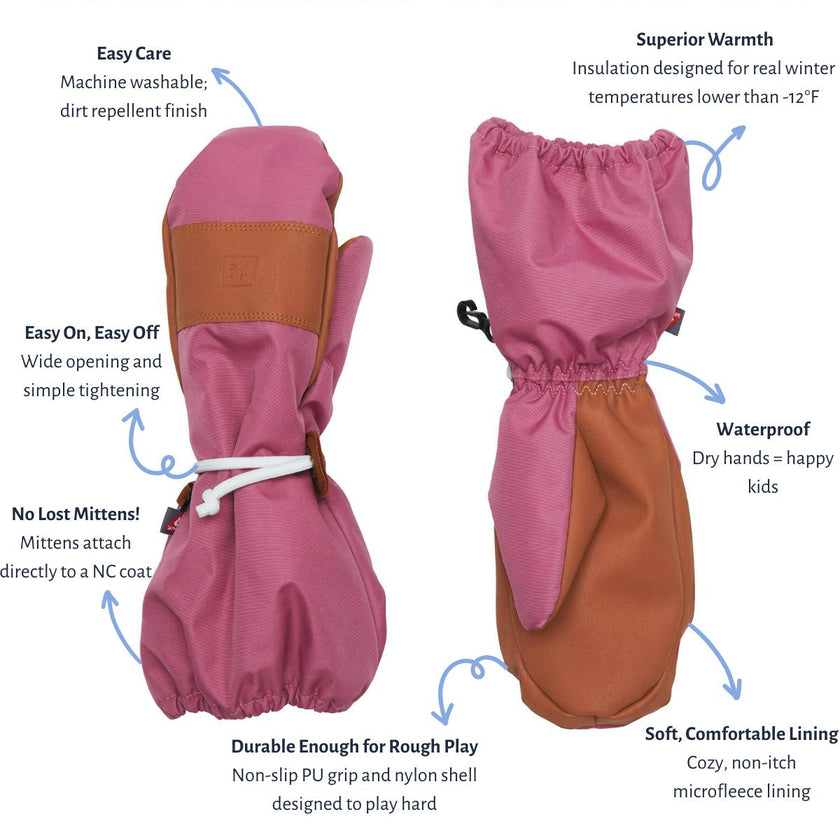 Kids Waterproof Ski Mitten
