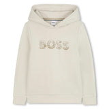Beige Hooded Sweatshirt