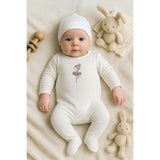 Ballerina Printed Footie