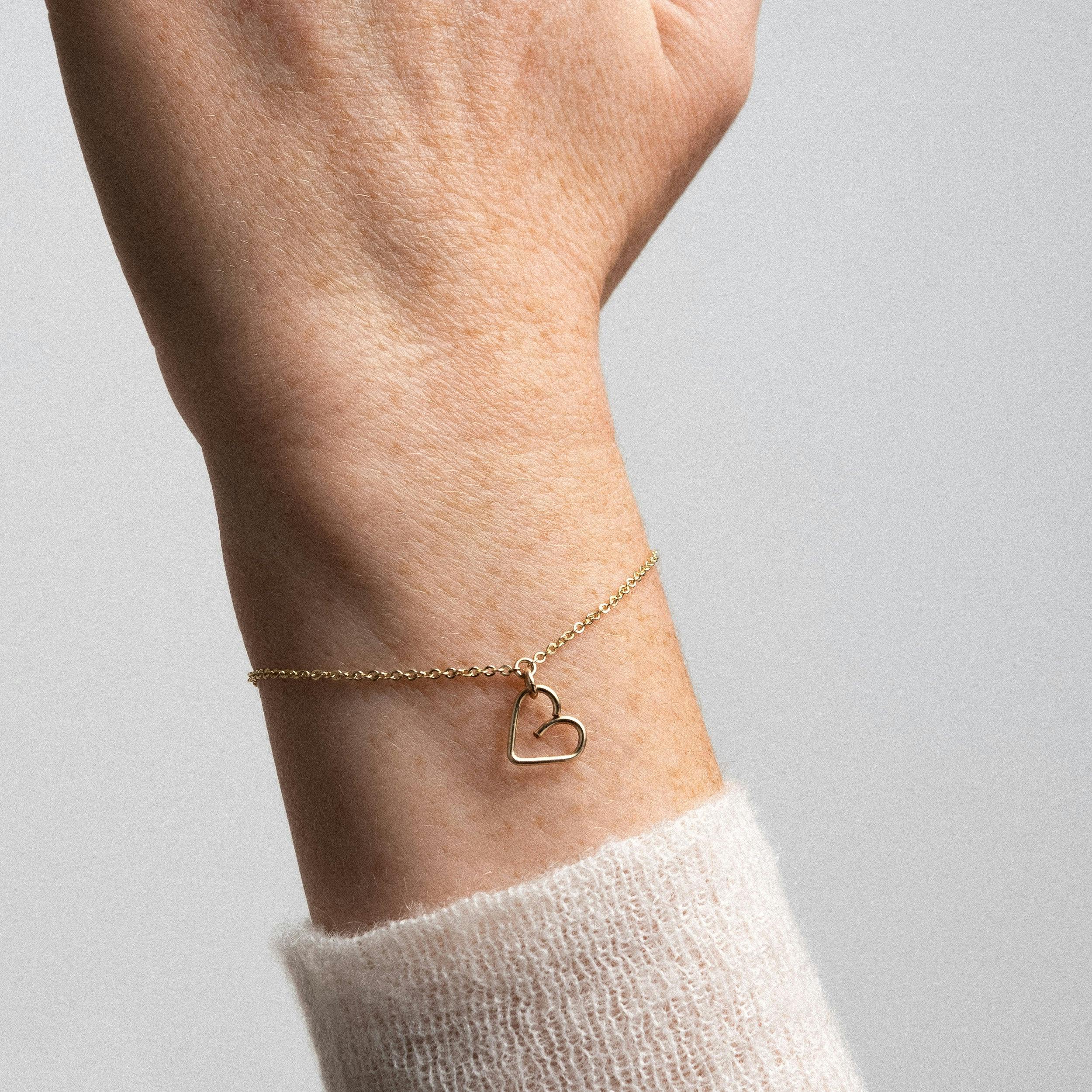 Lucky One Charm Bracelet, Yellow Gold-Filled