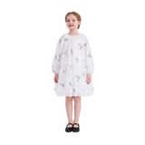 White Floral Embroidered Dress