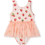 Strawberry Ballet Skirt Swimsuit