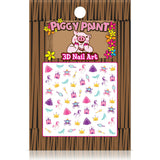 3-D Princess Nail Art
