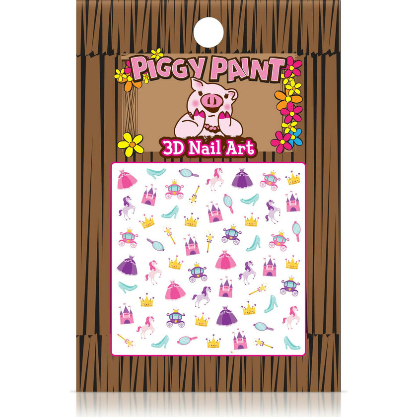 3-D Princess Nail Art