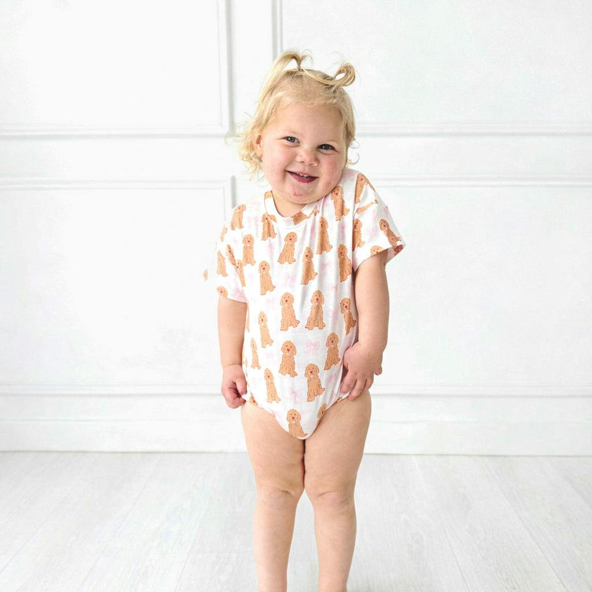Pink Goldendoodle T-Shirt Bubble
