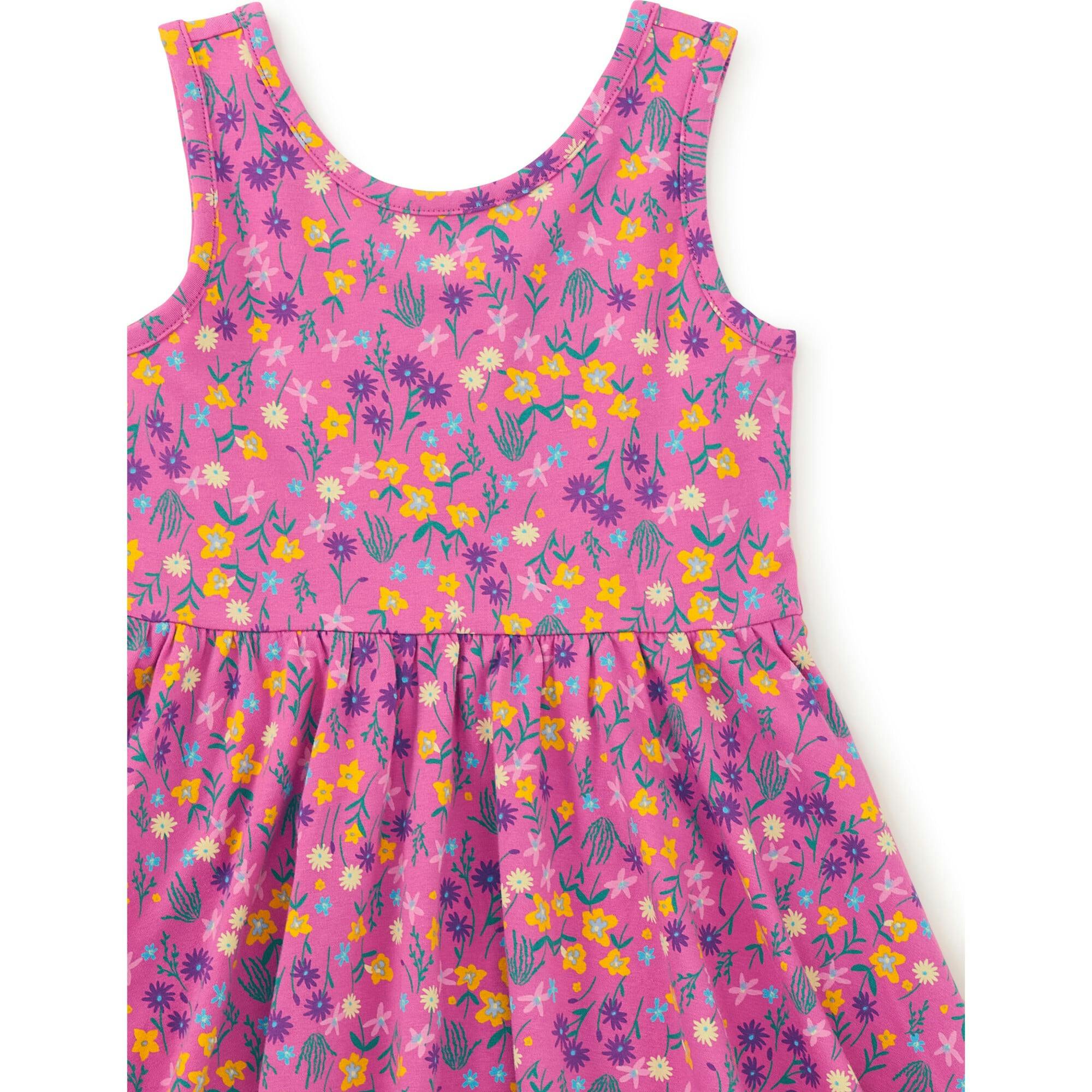 Sleveless Pleated Waist Ballet Dress, Pink