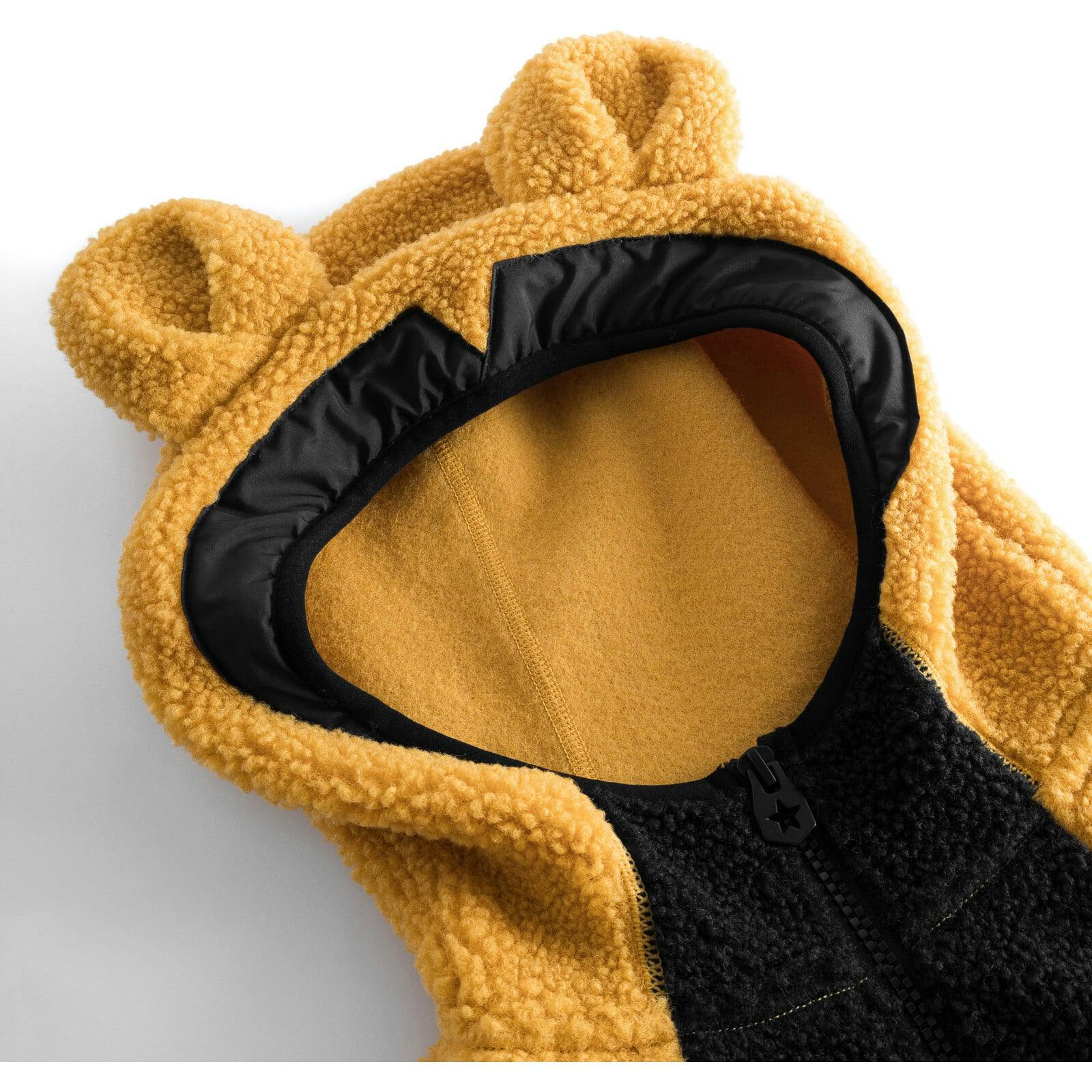 Teddy Fleece Jumpsuit, Brown
