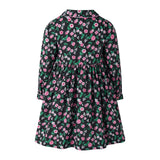 Floral Smocked Button Front Dress