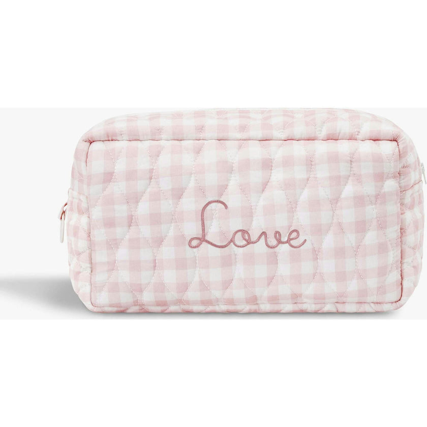 Toiletry Pouch Picnic Gingham Pink