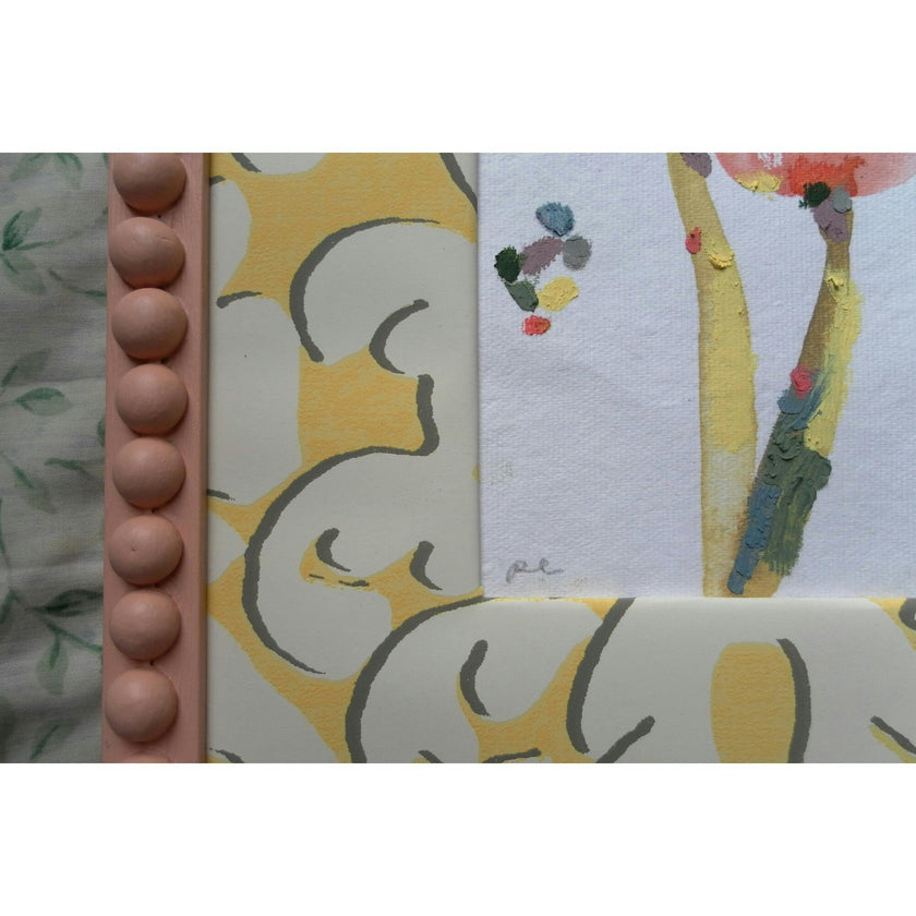 Slow Seeds No. 3 – Original Watercolor & Oil Pastel Painting
