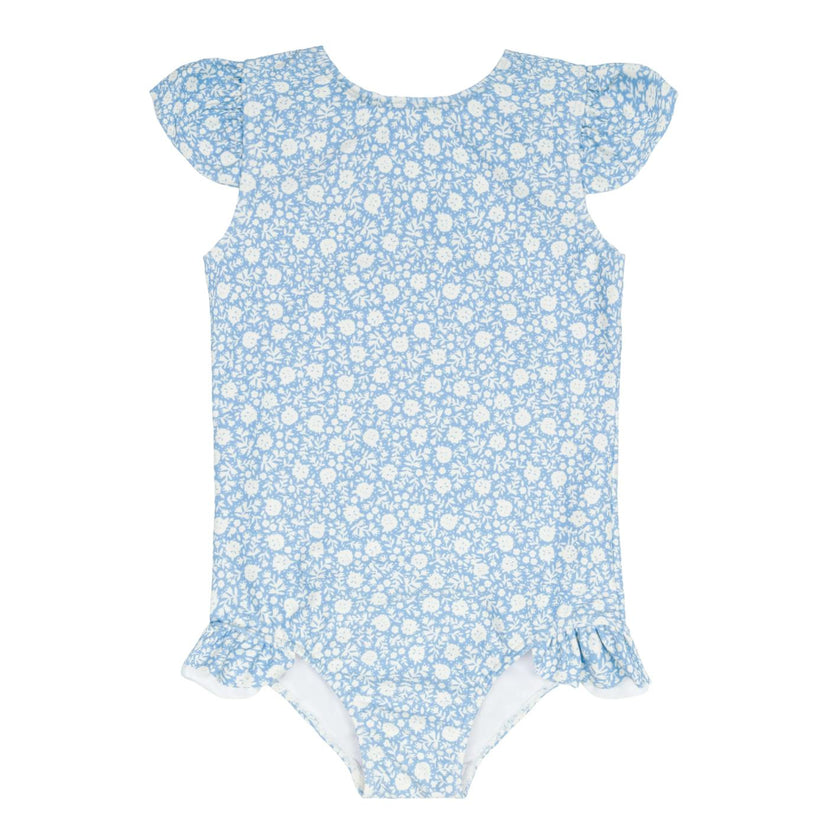 girls alpine fiore ruffle cap sleeve one piece