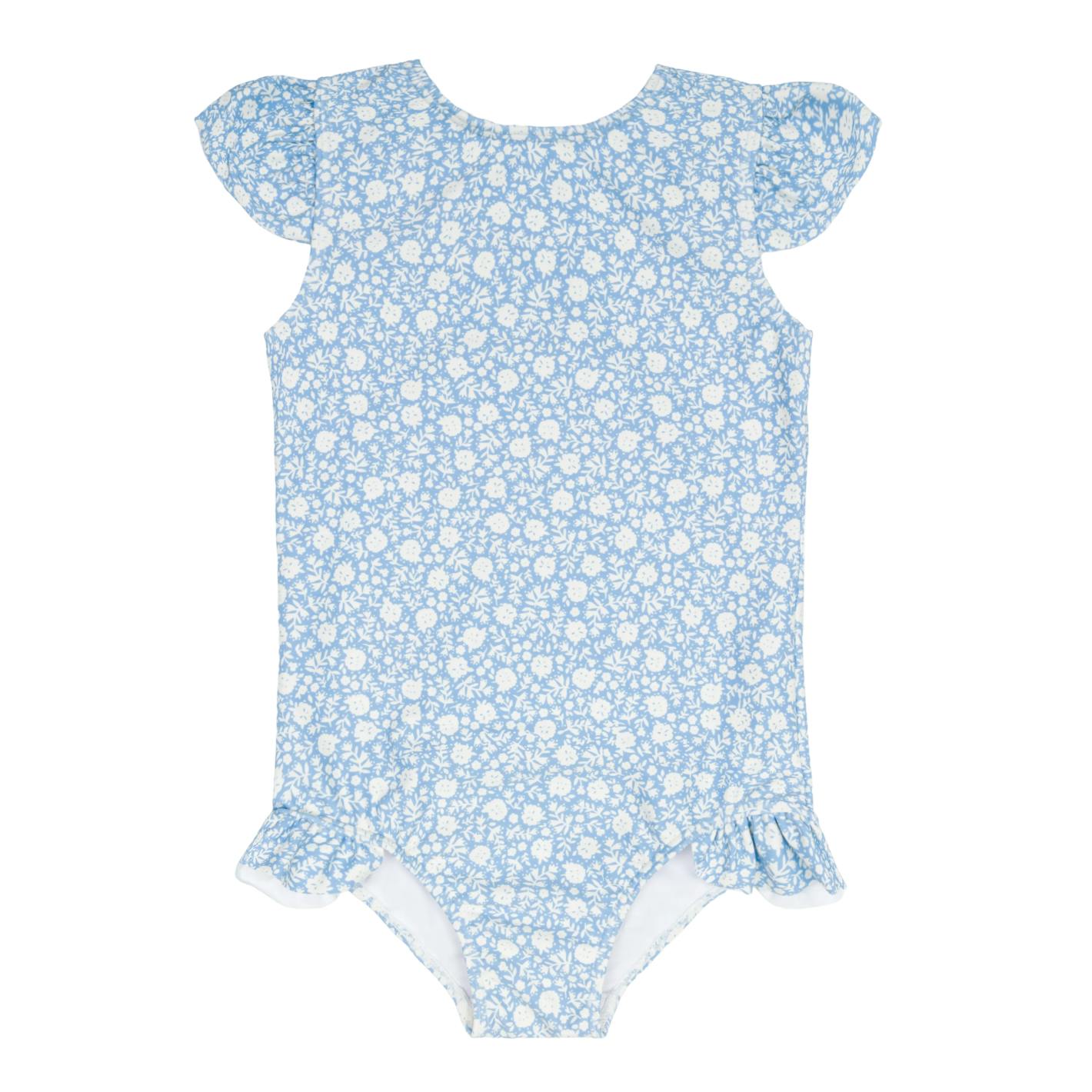 girls alpine fiore ruffle cap sleeve one piece