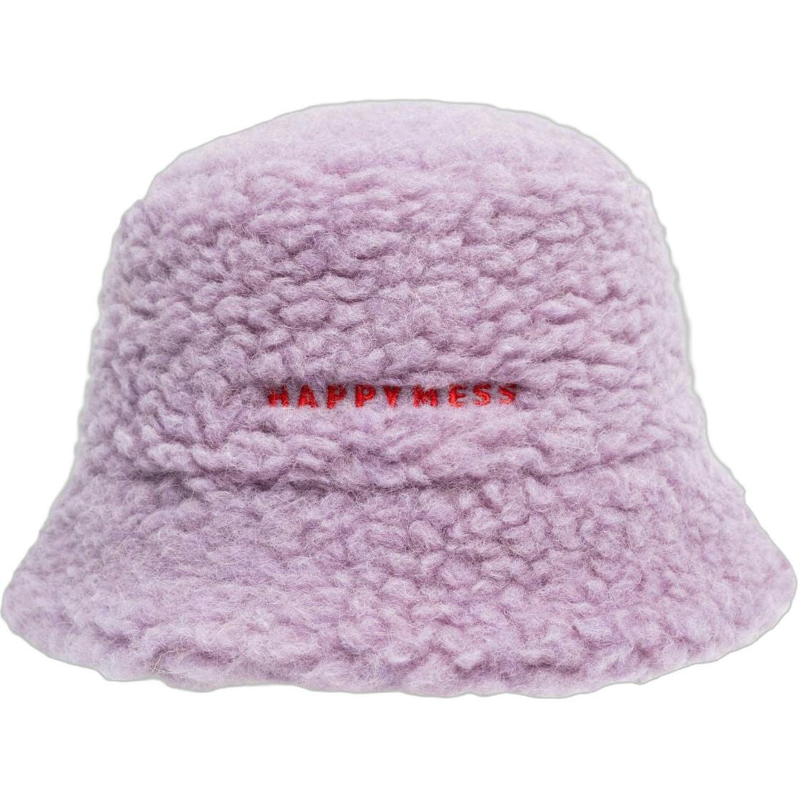 adult merino wool bucket hat - lilac cloud
