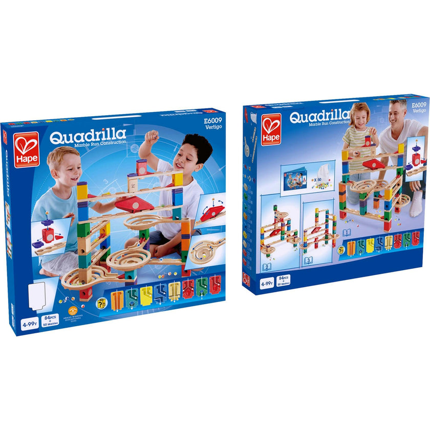 Quadrilla Wooden Marble Run DIY Construction