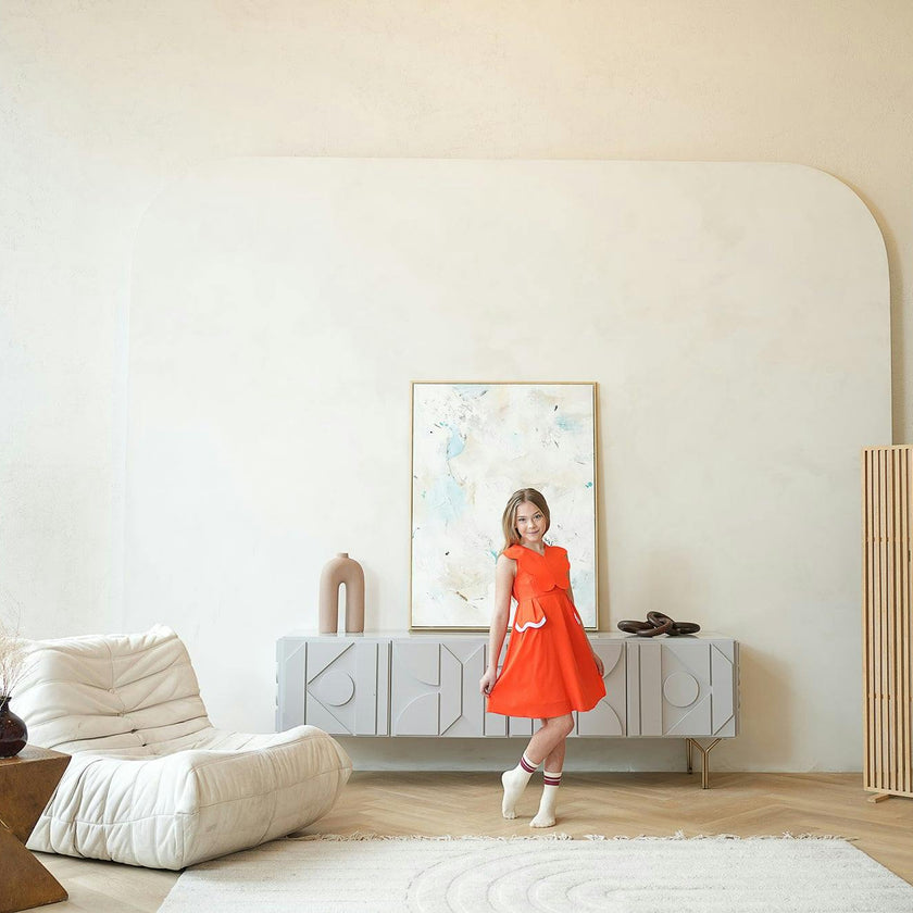 Colette Dress, Orange