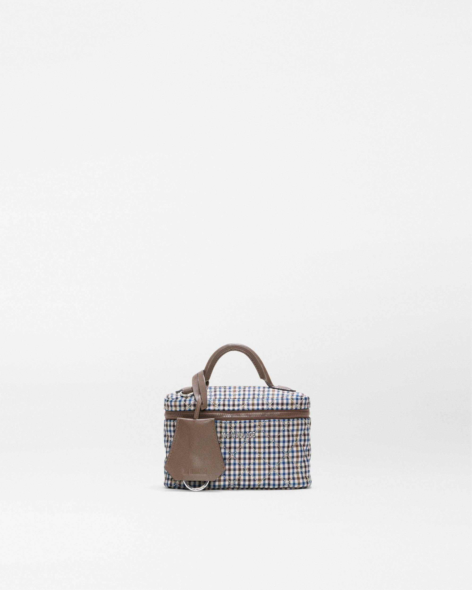 Heritage Check Metro Train Case Crossbody