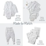 BAILEY 5-Pack BAILEY Burp Cloths