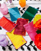 Icon Linen Cocktail Napkins S/6 - Rainbow
