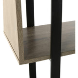 Adhara Retro Mid-Century Wood Etagere