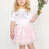Daddy's Girl Patch Short Sleeve T-Shirt - White