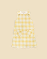 Jumper Dress in Daisy Plaid
